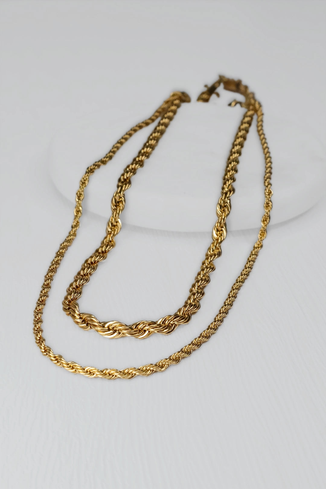 Custom Sea Rope Stainless Steel Chain – bold fine jewelry piece from Palusci’s timeless collection