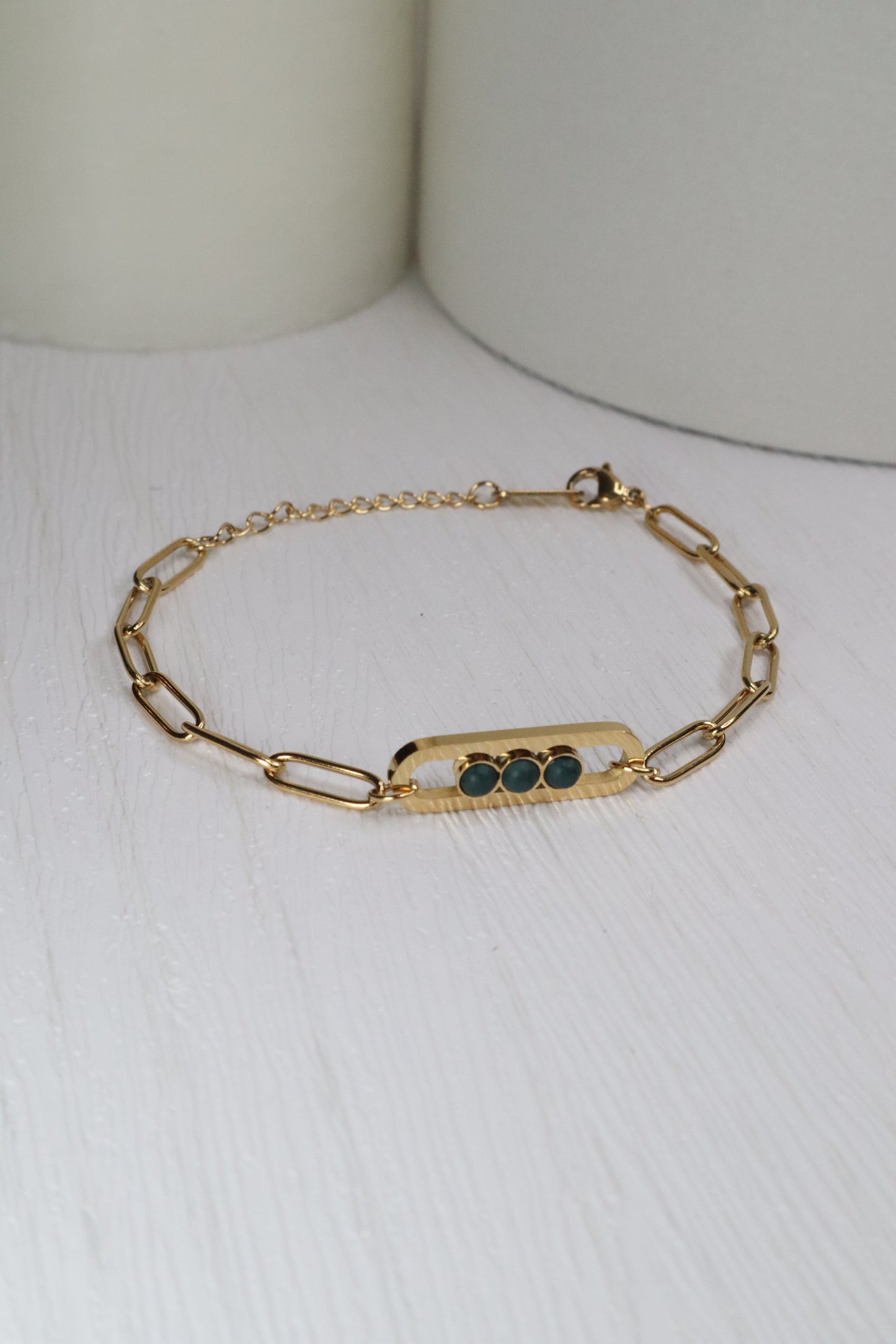 Green Hope gold bracelet