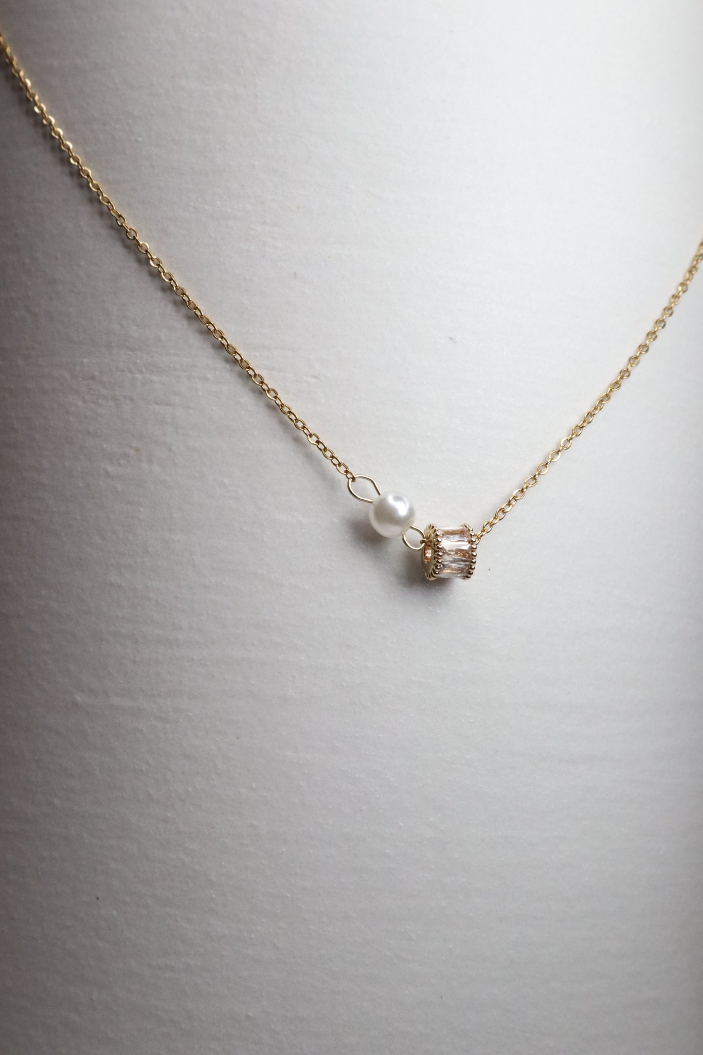 Pearl Meadow Stainless Steel Necklace