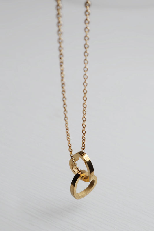 Timeless fine jewelry Forever Valley Necklace – elegant stainless steel design with unique charm