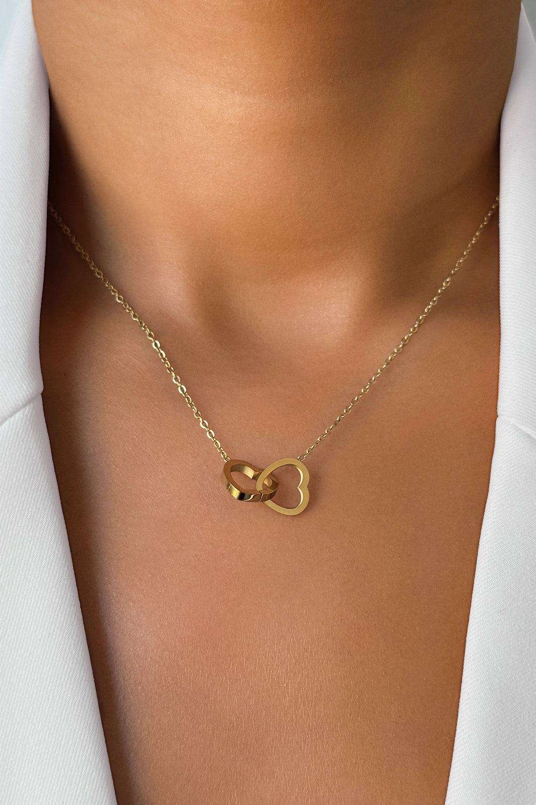 Elegant Forever Valley Necklace styled on neck – timeless gift for special occasions